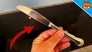 Do THIS with a KNIFE on your STOVE 💥 (surprise) 🤯
