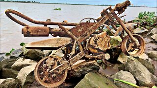 Restoration Kawasaki Ninja Minibike - Restore Abandoned rusty Minibike