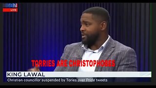 Racist Christophobic Tory party suspends christian councilor King Lawal for criticising LGBTQ pride