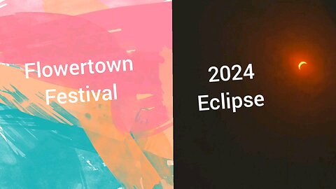 Flowertown festival and 2024 Eclipse. A really really good week.