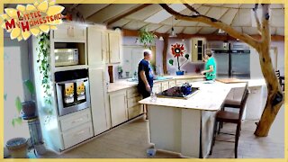 Earthbag Kitchen Cabinets Finish, DIY DrawKnife, Can Bry Fix the Truck? | Weekly Peek Ep199