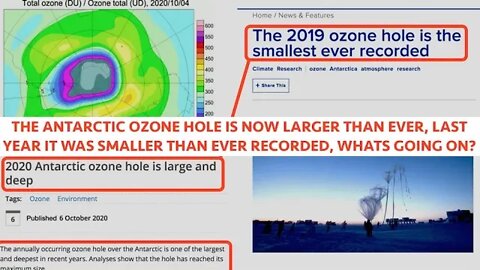 The Ozone Hole Over Antarctic is Bigger Than Ever, Last Year it Was Smallest on Record, Huh? Latest