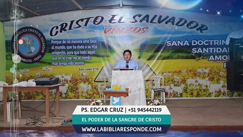 EL PODER DE LA SANGRE DE CRISTO - VINZOS - EVANGELISTA EDGAR CRUZ