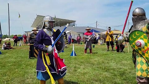 Armored Combat Fight in the Midrealm Spring Crown Tourney