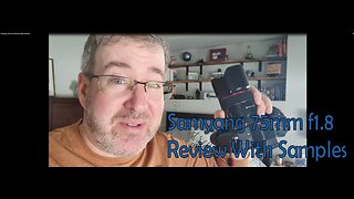 Samyang 75mm f1 8 Review With Samples