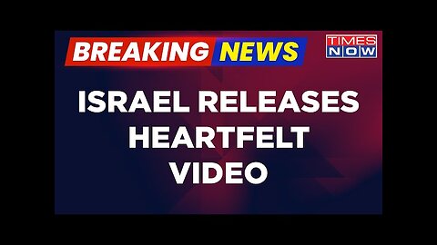 Breaking News | Amid Israel-Hamas war, Israel Releases Heartfelt Video Of Little Girl | English News