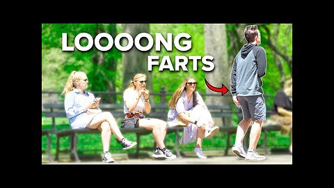 LONG FARTS in Central Park! Wet Fart Prank!