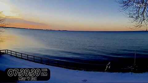 Planet X Nibiru Update, Red planet over Lake Huron. 3/4/23