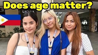 What's the OLDEST man you'd date? (age gap in the Philippines) Street interviews