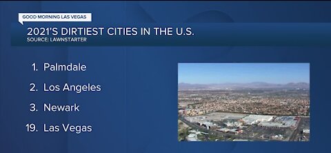 Las Vegas ranks among dirtiest cities in America, report says