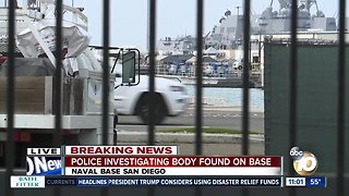 Body found on Naval Base San Diego