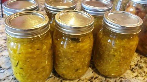 Cucumber Pickles, Squash Relish (Recipe Included), and more! Pt 2
