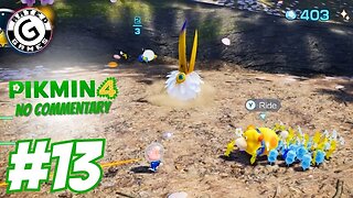 Pikmin 4 No Commentary - Part 13 - MASSIVE Boss Fight in Blossoming Arcadia