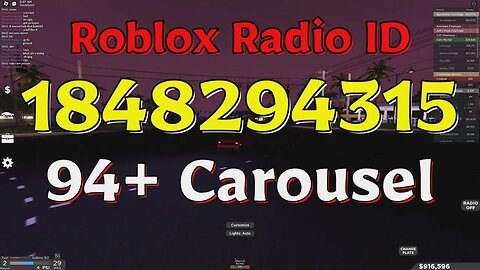 Carousel Roblox Radio Codes/IDs