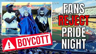 LGBTQ Nuns BOOED By Fans As LA Dodgers Stadium Pride Night Is EMPTY While THOUSANDS PROTEST!