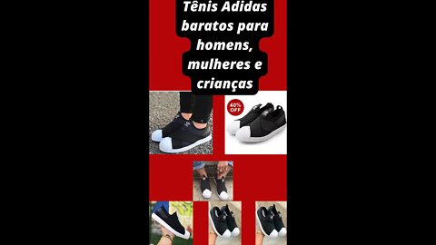 Tênis Adidas Superstar Slip-On do 34 ao 43 - Compre Adidas Superstar Slip