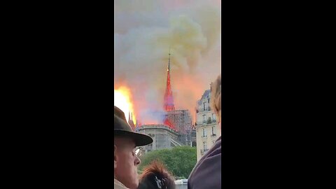 TODAY FIVE YEARS AGO, THE CENTURIES OLD NOTRE-DAME IN PARIS CAUGHT FIRE