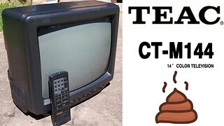 TEAC CT-M144 SCART CRT TV