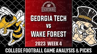 Georgia Tech vs Wake Forest Picks & Prediction Against the Spread 2023 College Football Analysis