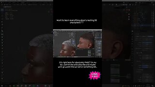 3d character creation in blender