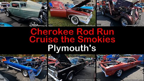 2023 Cherokee Rod Run Cruise the Smokies - Plymouths