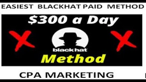 $300 daily Blackhat Cpa Marketing |(cpa marketing for beginners)|cpa marketing tutorial|Free traffic