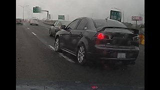 How not to drive in bad weather