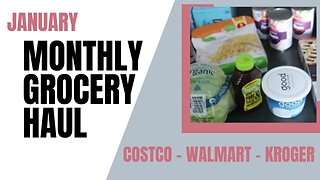 January Grocery Haul