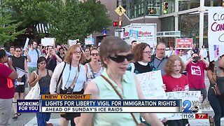 Lights for Liberty vigil for immigration rights