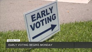Early voting begins Monday for 2020 election