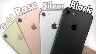 iPhone 7: Black vs Gold vs Silver vs Rose Gold!