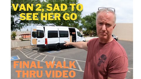 Mercedes Sprinter camper van 2 final walk through video. Tiny Home van life living on wheels.