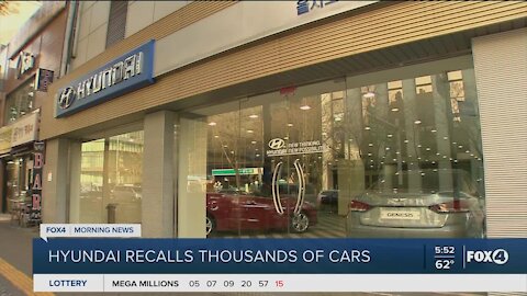 Hyundai recalls thousands of cars