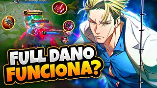 FIZ ELE FULL DANO! SÓ PODIA DAR NISSO! | MOBILE LEGENDS