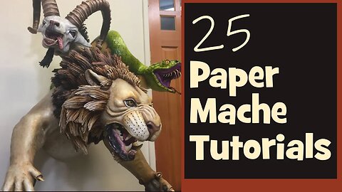 25 Paper Mache Tutorials (Octopus, Giant Bear, 3 Giraffes - More!)