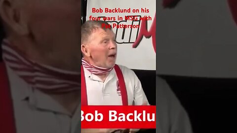 Bob Backlund on his four wars with Pat Patterson in MSG