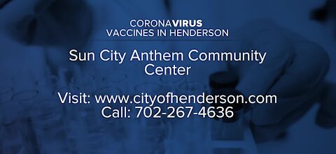 Coronavirus vaccines available in Henderson