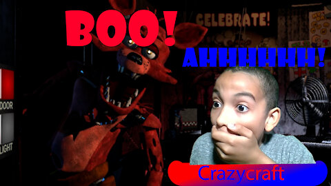 Five nights at Freddy's vs Crazycraft! [Funny!]