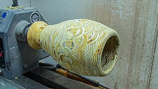 Woodturning and Carving - My Biggest and Most Beautiful Vase from Plywood