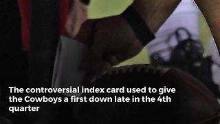 NFL Will No Longer Allow Referees To Use Index Cards To Measure First Downs