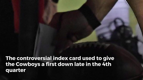 NFL Will No Longer Allow Referees To Use Index Cards To Measure First Downs