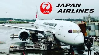 Only 40 Pax on a 787!! Japan Airlines Tokyo Narita - Los Angeles (JL8062) 4K