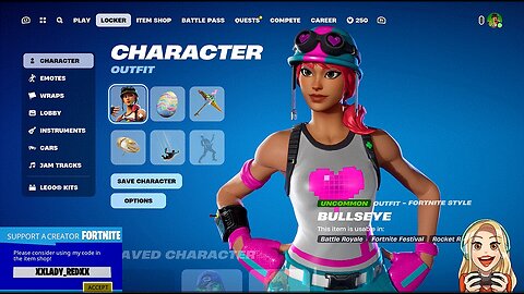 Bullseye (Uncommon Outfit)-Fortnite