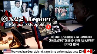 Ep 3250b - The Start, Epstein Narrative Established, Crimes Against Children Unite All Humanity