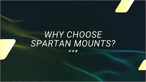 Why Choose Spartan Mounts? #madeinamerica