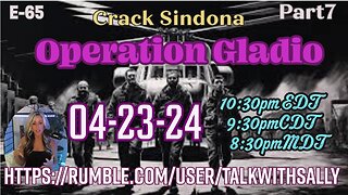 Gladio Part7, Sindona 04-23-24 (10:30pmEDT/9:30pmCDT/8:30pmMDT)