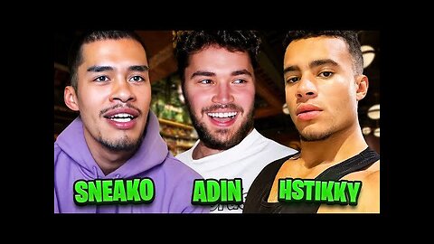 Adin Ross Introduces SNEAKO To HSTikkyTokky | Kick It Ep 4