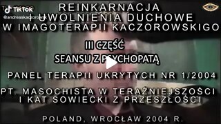 REGRESJA WIEKU - REINKARNACJA W POPRZEDNIE WCIELENIE - WYZWOLENIE EMOCJI I OCZYSZCZENIE /CZĘŚĆ III/