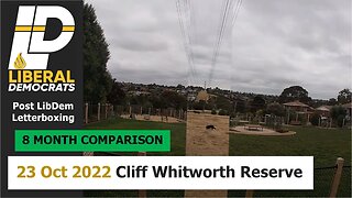 23 Oct 2022 - LibDem Letterboxing: Cliff Whitworth Reserve, West Essendon