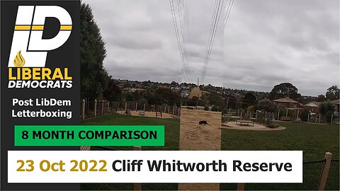 23 Oct 2022 - LibDem Letterboxing: Cliff Whitworth Reserve, West Essendon